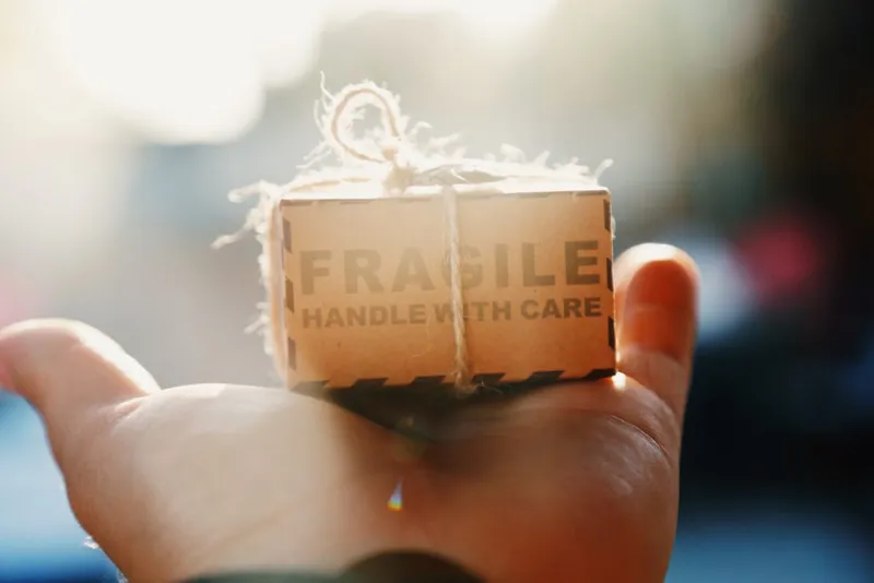 tiny fragile box